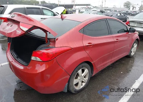 2013 Hyundai Elantra Gls z USA, uszkodzony, nr VIN KMHDH4AE1DU624394